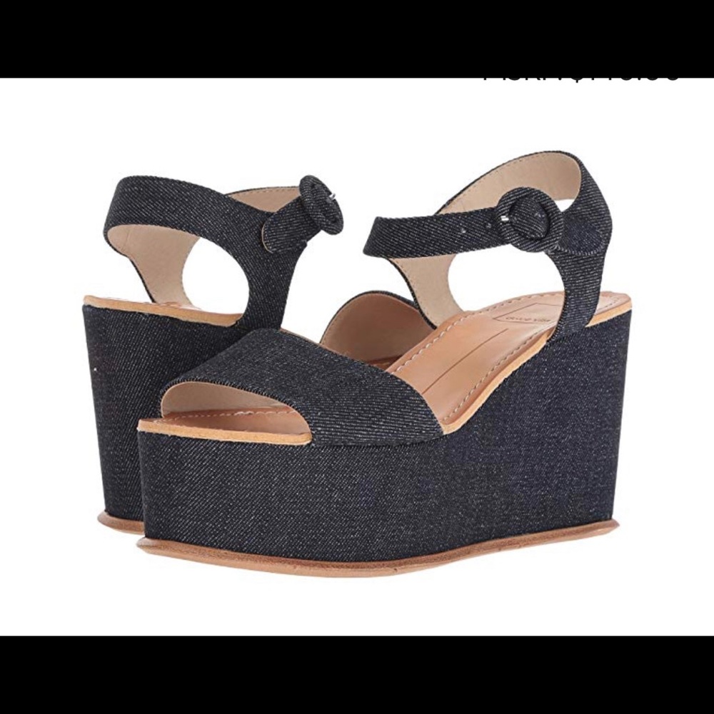 Dolce Vita Datiah Denim Platform Wedge